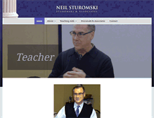 Tablet Screenshot of neilsturomski.com